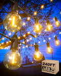 Outdoor String Lights Waterproof, 240FT Patio Lights by Zuske