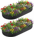 WORKPRO 2PK 8x4x1ft Outdoor Galvanized Raised Garden Bed, Easy Assembly Planter by WORKPRO