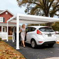 Kozyard Outdoor Louvered Pergola 12ft x 14ft Pergola Sun Shade All-Weather by Kozyard