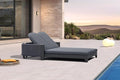 PURPLE LEAF Outdoor 2-Person Chaise Lounge by PURPLELEAF