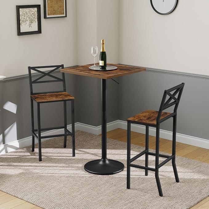 Bar Stools, Kitchen Breakfast Bar Chairs, Easy Assembly, - Image 6