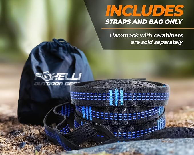 Foxelli XL Hammock Straps - Image 7