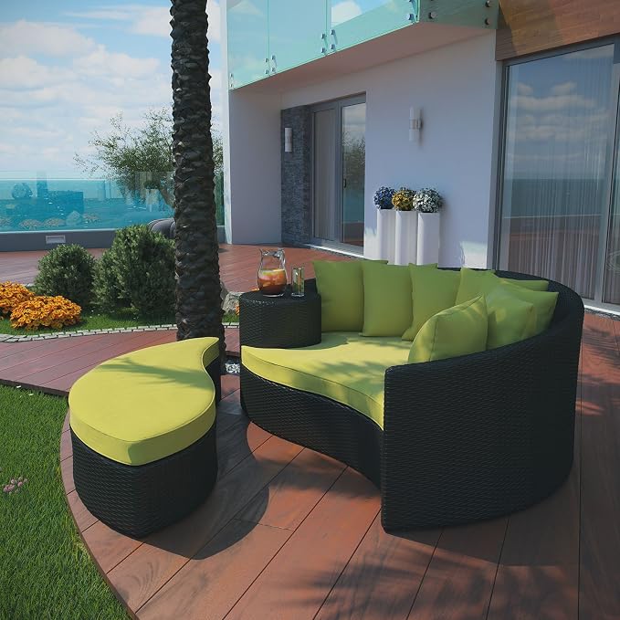 Modway Taiji Outdoor Wicker Patio Daybed - Image 6