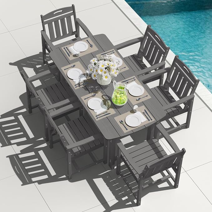 HDPE Outdoor Patio Dining Set by Suunyn
