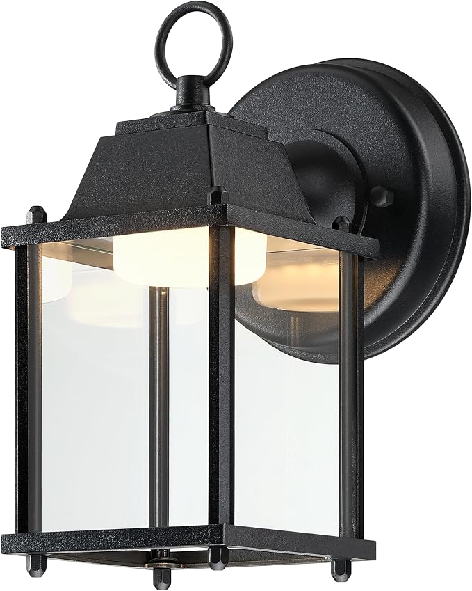 LIT-PaTH Outdoor LED Wall Lantern, Wall Sconce as Porch Lighting Fixture by LIT-PaTH