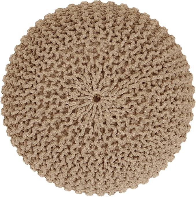 REDEARTH · Round Pouf Ottoman - Image 6