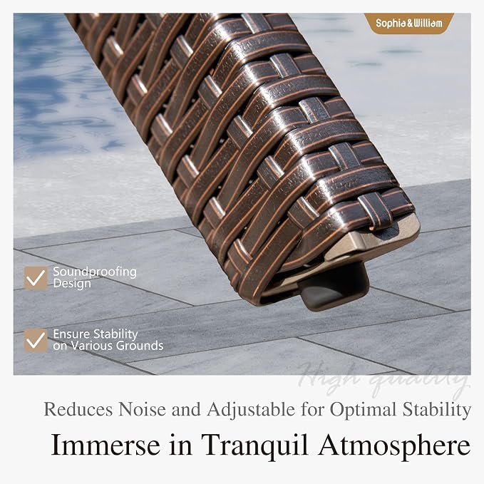 Sophia & William 7 Piece Patio Dining Set, Patio Table and Chairs Set Outdoor - Image 5