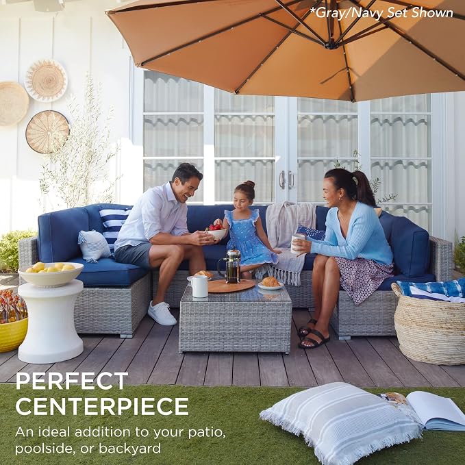 Best Choice Products 7-Piece Modular Outdoor Sectional Wicker Patio - Image 6