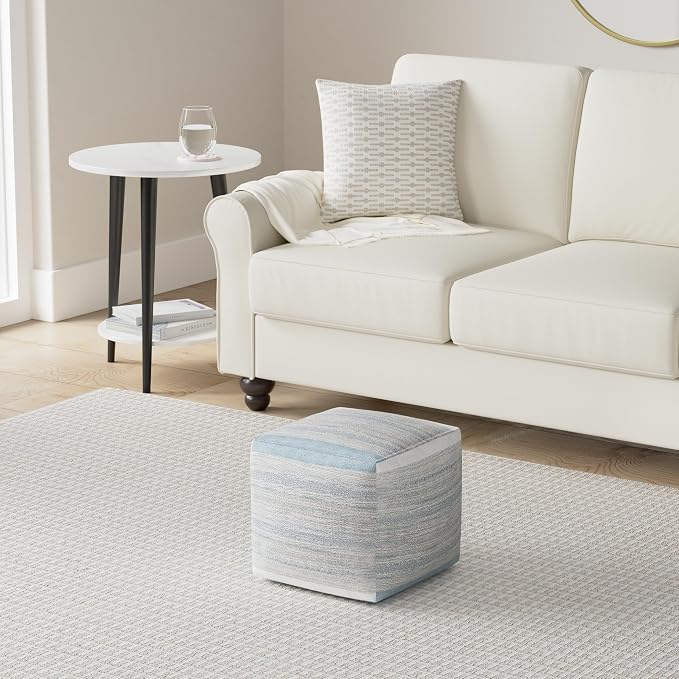 SIMPLIHOME Naya Cube Pouf - Image 2