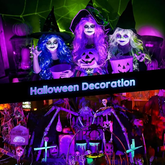 Black Light Outdoor, 3W Halloween Blacklight Spotlight IP67 Waterproof - Image 7