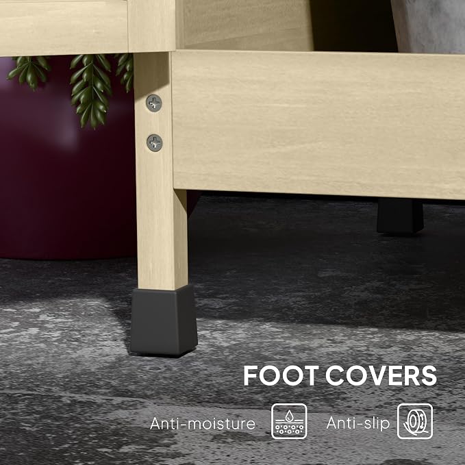 Outsunny Outdoor Wooden Potting Bench Table - Image 5
