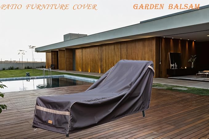 Patio Chaise Lounge Cover Waterproof, Heavy Duty Outdoor Lounge Chair Covers - Image 5