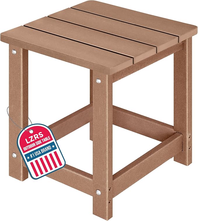 LZRS Adirondack Square Outdoor Side Table by LZRSPET