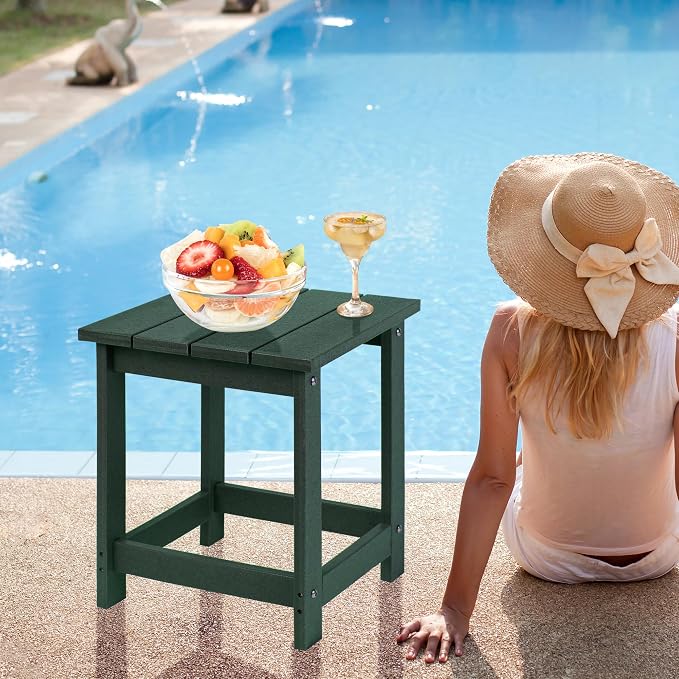 LZRS Adirondack Square Outdoor Side Table - Image 2