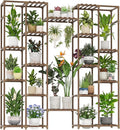 Plant Stand Indoor Tall Hanging Plant Shelf 16 Tiers Large Outdoor Plant Rack by Gentingbro