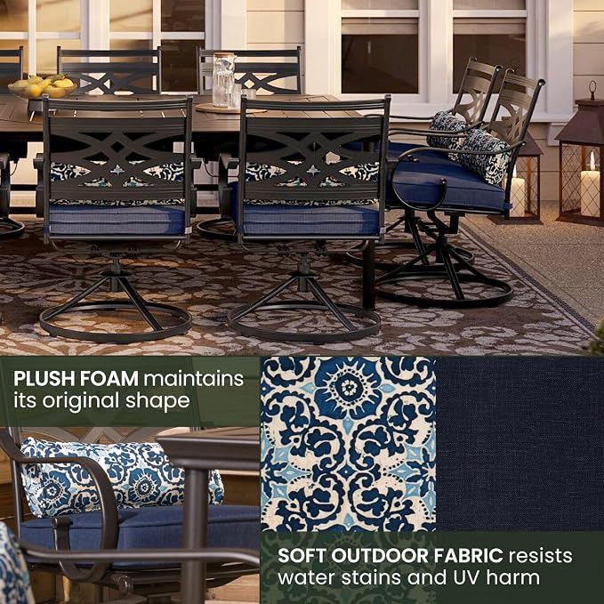Hanover Montclair 11-Piece Patio Dining Set - Image 8