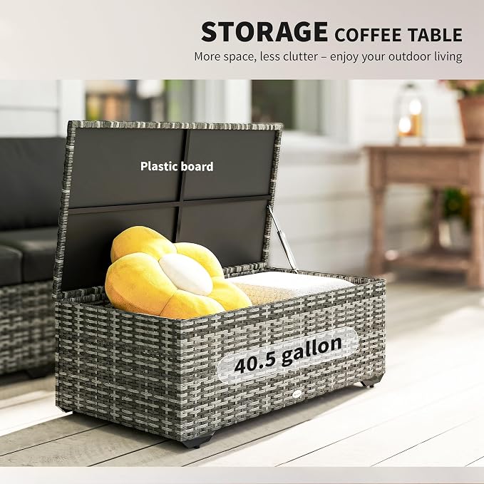 Outsunny 5 Piece Patio Furniture Set - Image 3