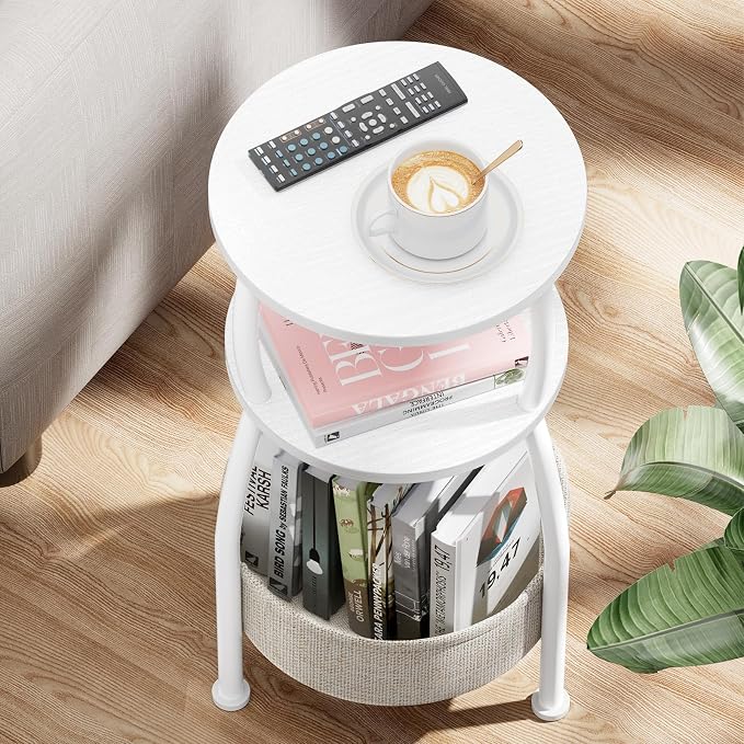 Small Round Side Table for Living Room - Image 7