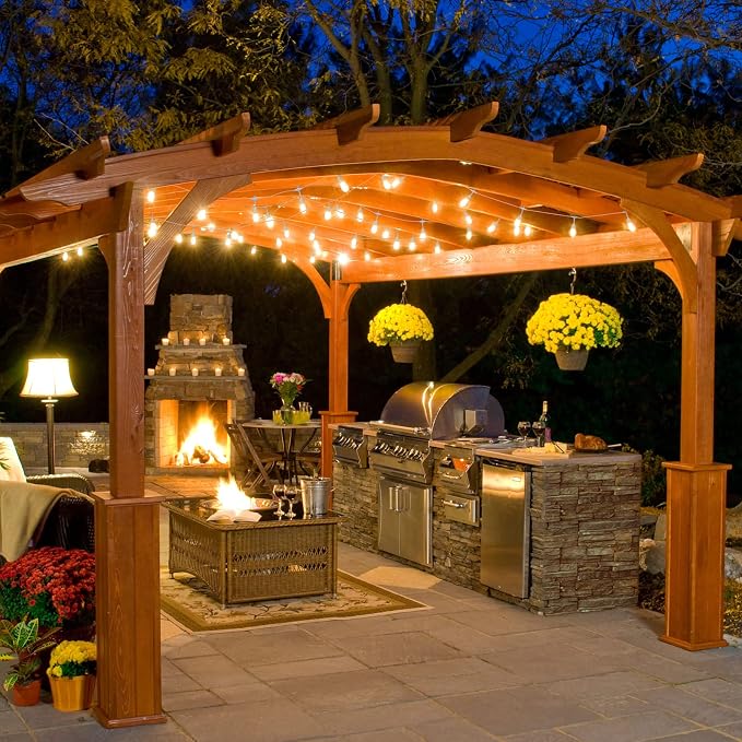 Mlambert 3 Color Outdoor LED Dimmable String Lights - Image 6