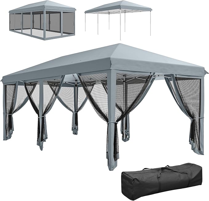 Outsunny 10' x 20' Pop Up Canopy Tent by Outsunny