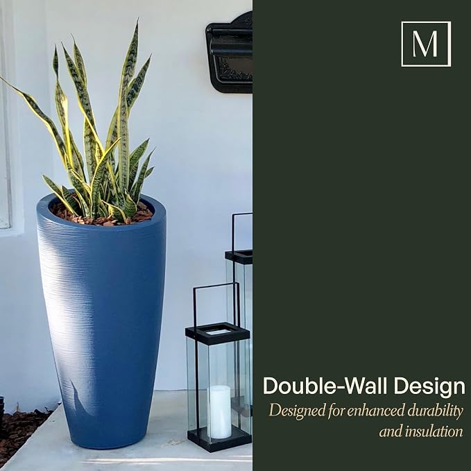 Mayne Modesto 32-Inch Tall Planter – Weather-Resistant Planter - Image 4