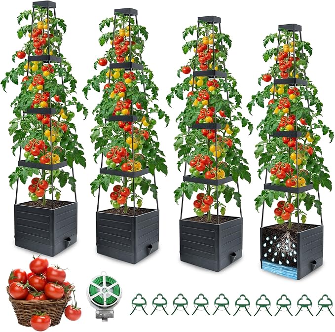 MQFORU 4Pack Raised Garden Bed Planter Boxes by MQFORU