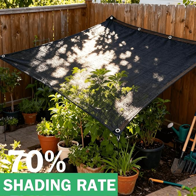 Shade Cloth - for Plants Greenhouse, 70% Sunblock Shade Sails -for Outdoor - Image 8