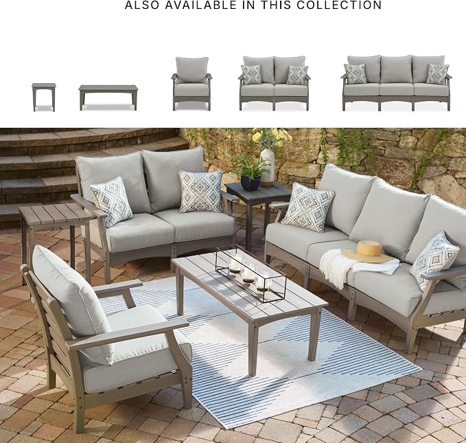 Signature Design by Ashley Visola Outdoor Patio Sofa - Image 5