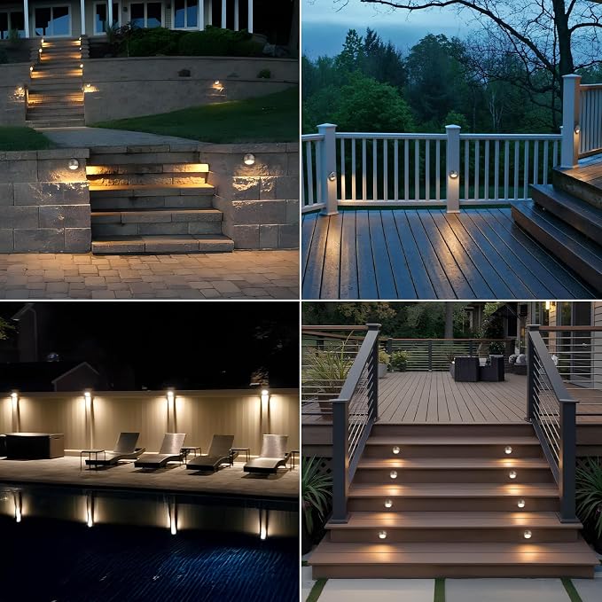 LEONLITE Update 5CCT LED Low Voltage Deck Light, 180LM 3.5inch Landscape Step - Image 7