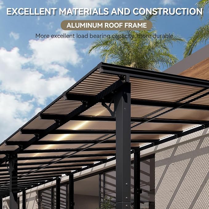 Aoxun 26' x 10' Pergola for Patio, Gazebo - Image 3
