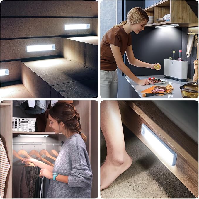 6 Pack Under Cabinet Lights Wireless, 32 LED Motion Sensor Light Indoor - Image 7