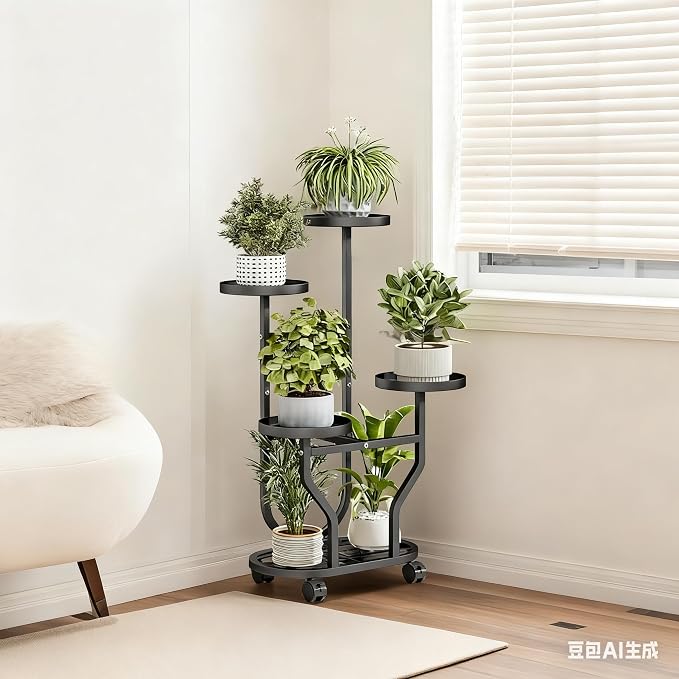 Plant Stand Indoor Outdoor 4 Tier Flower Holder - Image 8