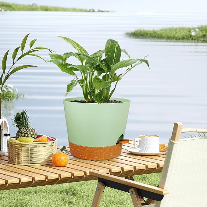 12 inch Large Self Watering Pots - Image 6