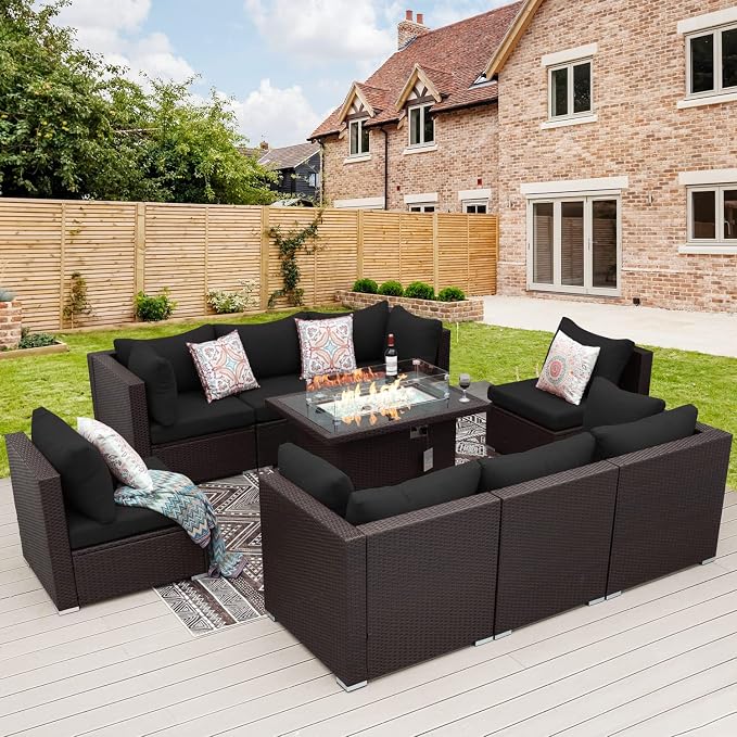 NICESOUL Large Size Patio Furniture Set by NICESOUL