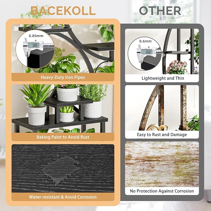 Plant Stand Indoor with Grow Lights - Image 9
