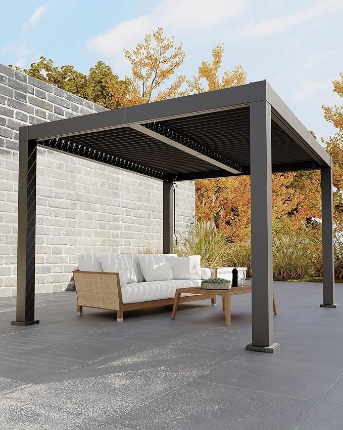 Garvee Louvered Pergola - Image 7