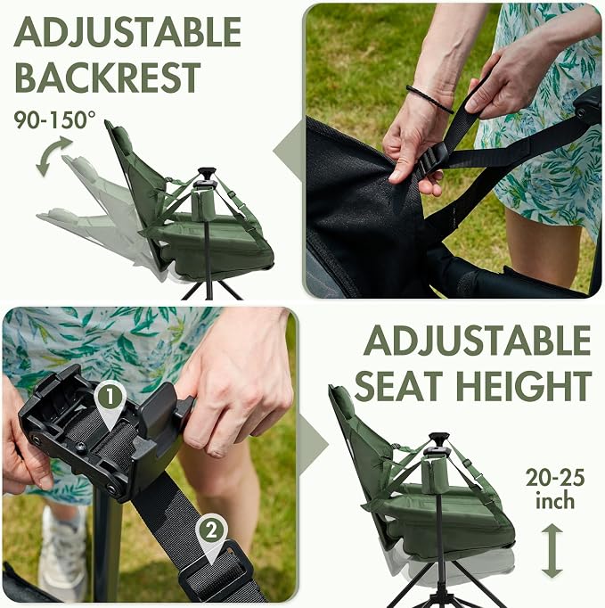 Portal Hammock Camping Chair, Portable Outdoor Swinging Chairs - Image 4
