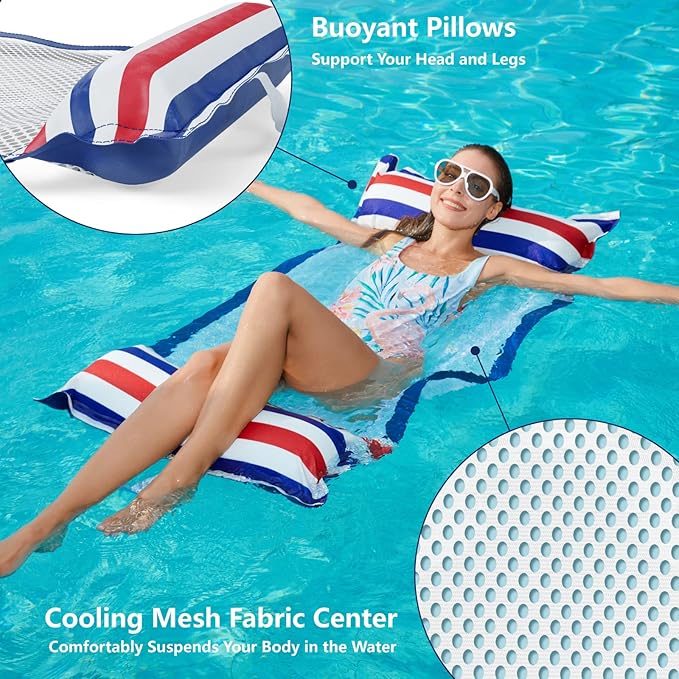 Jasonwell Inflatable Pool Hammock Float - Image 3