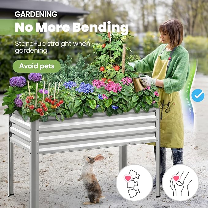 KING BIRD Large Raised Garden Bed - Image 5