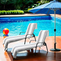 Superior Cabana Cotton Lounge Chair Cover, Outdoor Towel, Terry Cloth, Swim by SUPERIOR