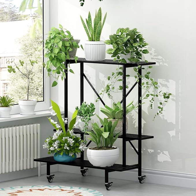Zhongma 3 Tier Metal Heary Duty Plant Stand - Image 4