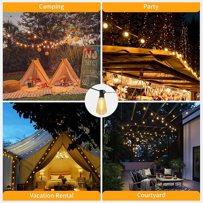 30FT Solar String Lights Outdoor Waterproof - Image 8