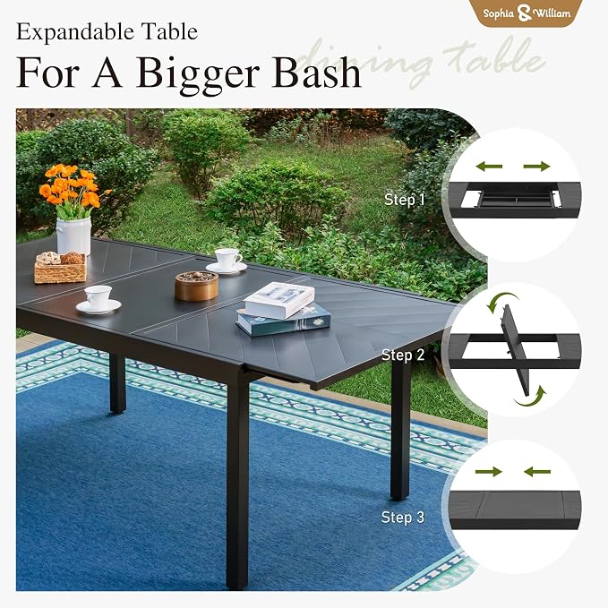 Sophia & William Patio Dining Set - Image 6