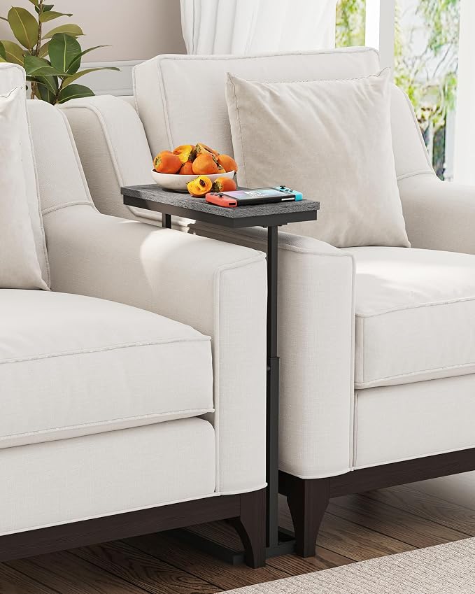 TUTOTAK End Table, Side Table, Tall Couch Table, Sofa Table, Living Room - Image 2
