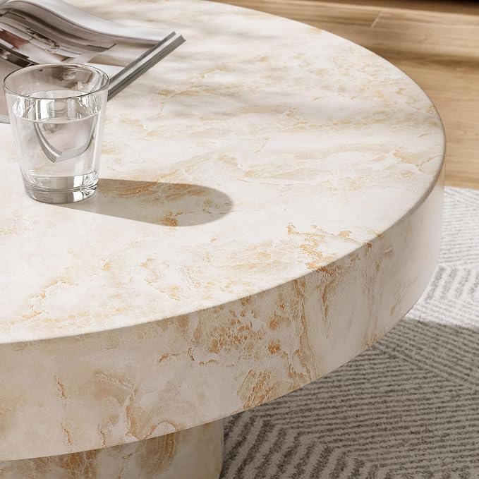 Modway Alora Round Concrete Coffee Table - Image 7