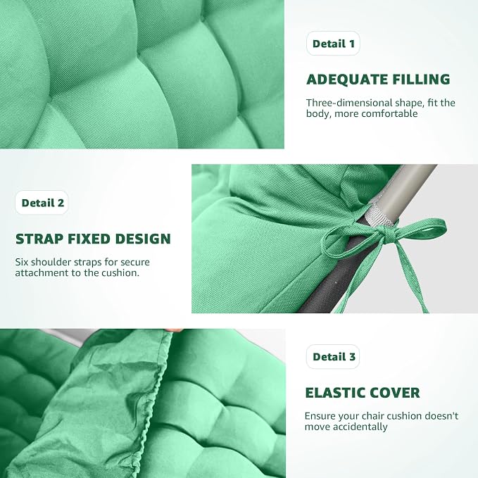 Patio Lounge Chair Cushion, Waterproof Zero Gravity Chair Cushions - Image 4