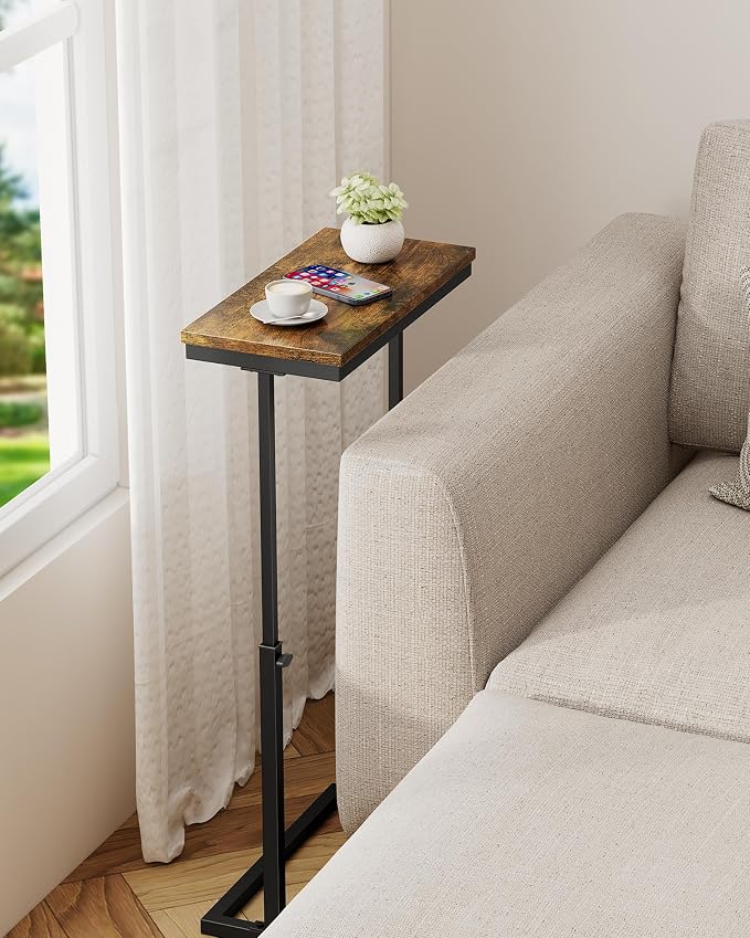 TUTOTAK End Table, Side Table, Tall Couch Table, Sofa Table, Living Room - Image 5