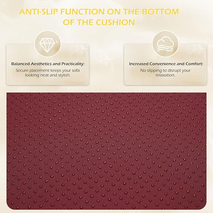 HOMREST Replacement Cushions for Outdoor Furniture, 25x25 Inch 14-Piece Patio - Image 8