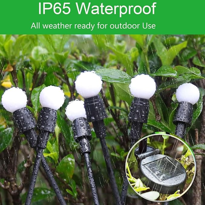 4-Pack Garden Solar Lights, 32 LED Solar Lights Outdoor - Image 8