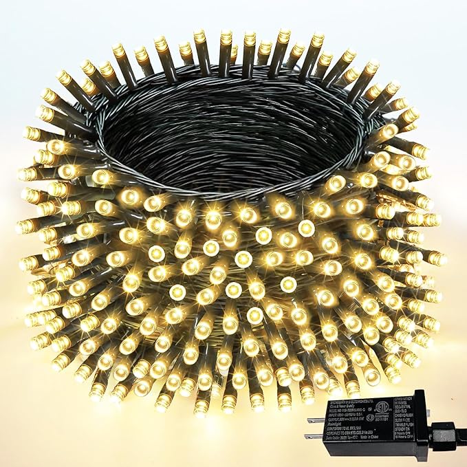 99FT 300 LED Christmas Decoration Lights Outdoor/Indoor, Memory Function & by PRODUCTS